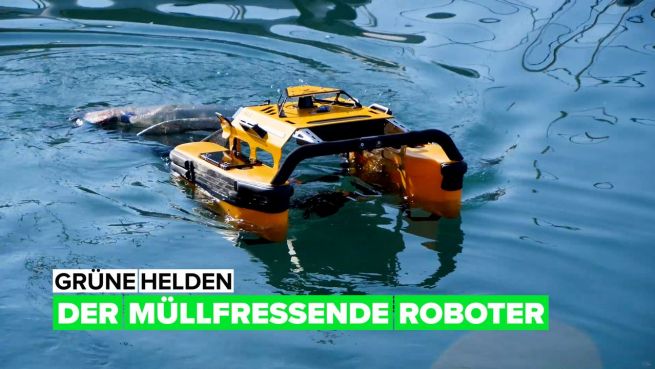 go to Ein müllfressender Roboter säubert das Meer