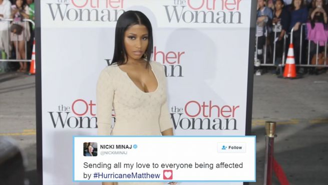 go to Rihannas Tweet: Mitgefühl mit 'Matthew'-Opfern